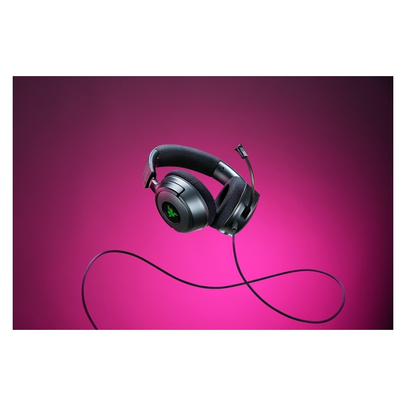 Razer Kraken V4 X Laidinės žaidimų ausinės, Juoda