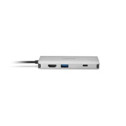 Kensington UH1400P Mobilusis šakotuvas/jungčių stotelė, 8-in-1 USB-C, Pilka