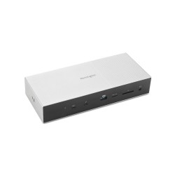 Kensington SD5000T5 EQ Jungčių stotelė, Thunderbolt 5 Triple 4K 140W, Pilka/Juoda