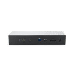 Kensington SD5000T5 EQ Jungčių stotelė, Thunderbolt 5 Triple 4K 140W, Pilka/Juoda