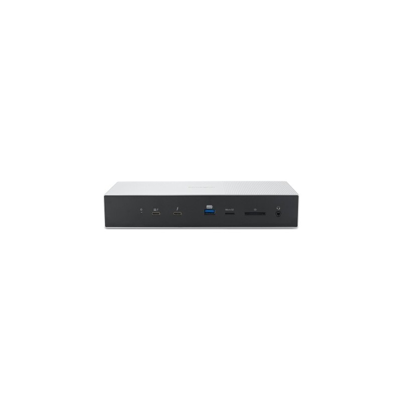 Kensington SD5000T5 EQ Jungčių stotelė, Thunderbolt 5 Triple 4K 140W, Pilka/Juoda