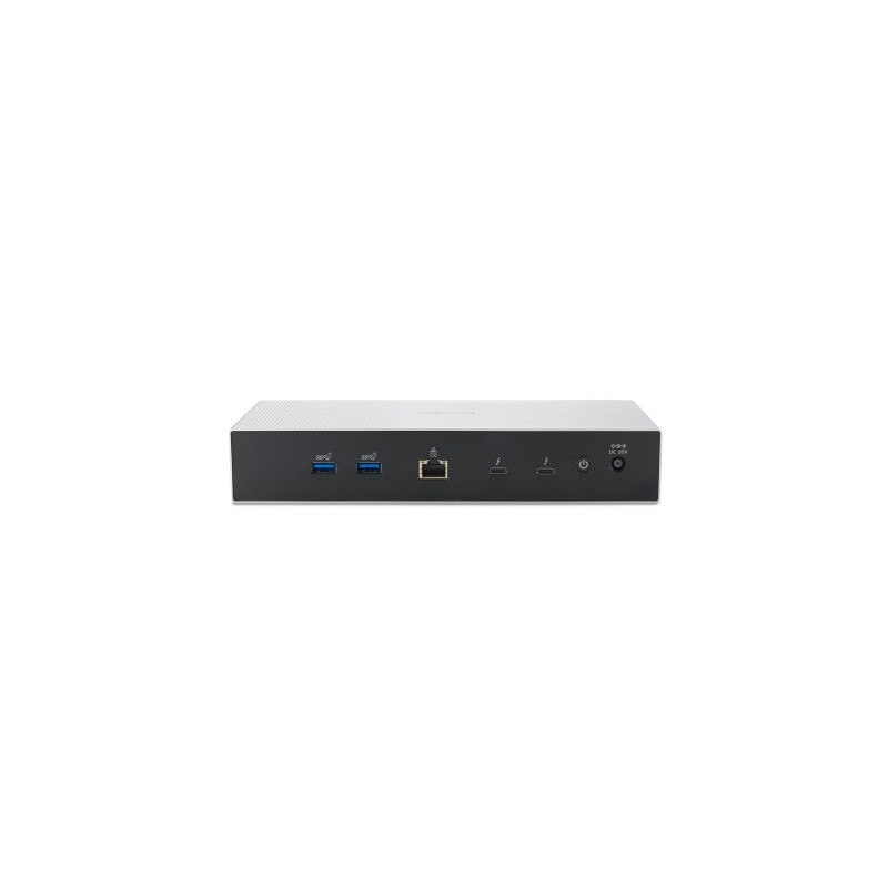 Kensington SD5000T5 EQ Jungčių stotelė, Thunderbolt 5 Triple 4K 140W, Pilka/Juoda