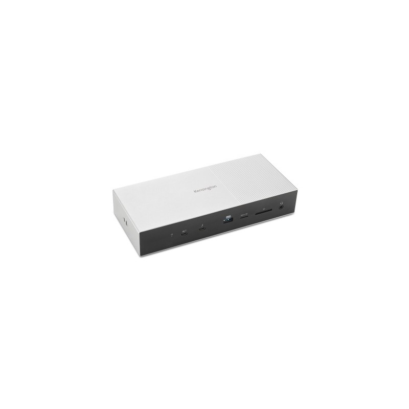 Kensington SD5000T5 EQ Jungčių stotelė, Thunderbolt 5 Triple 4K 140W, Pilka/Juoda