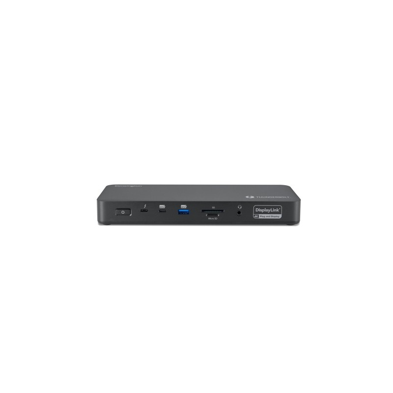 Kensington SD5920T EQ Jungčių stotelė, Thunderbolt 4 Quad 4K DisplayLink 100W, Juoda