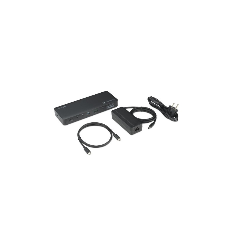 Kensington SD5920T EQ Jungčių stotelė, Thunderbolt 4 Quad 4K DisplayLink 100W, Juoda