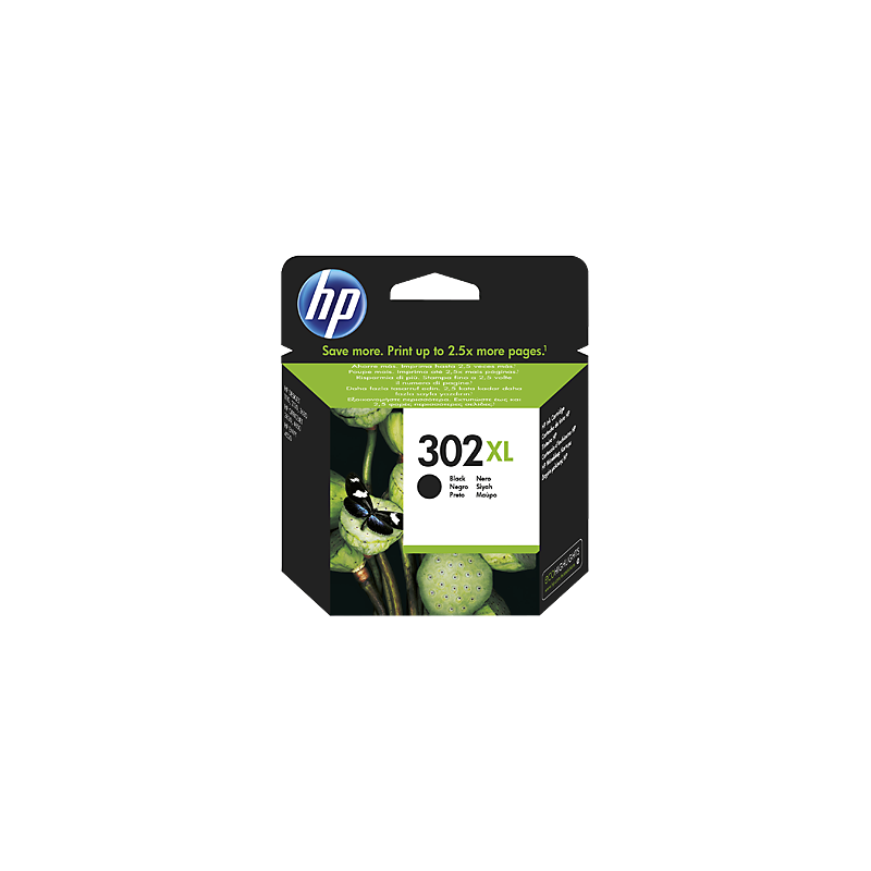 HP 302XL (F6U68AE) Rašalinė kasetė, Juoda (SPEC)