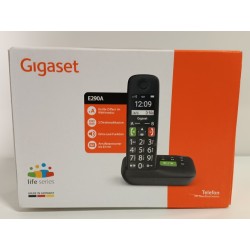 Ecost prekė po grąžinimo, Gigaset belaidis telefonas, 1 telefonas su atsakikliu, juodas