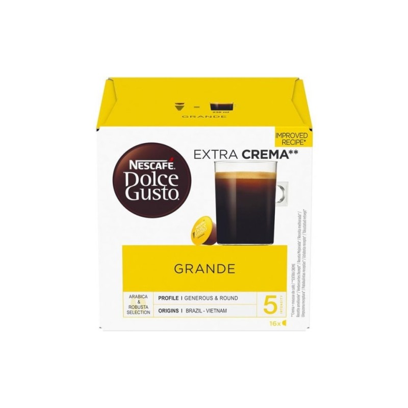 Nescafe Dolce Gusto Grande kava, 16 kapsulių dėžutėje