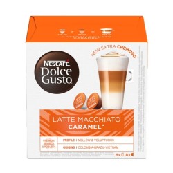 Nescafe Dolce Gusto Caramel Latte Macchiato kava, 16 kapsulių dėžutėje