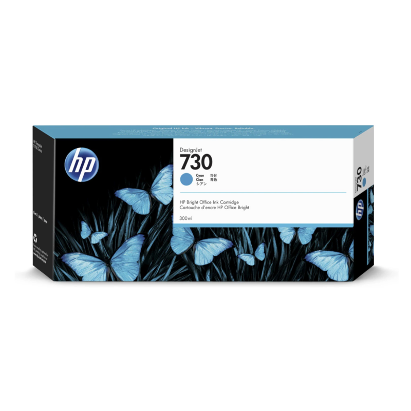 HP 730 (P2V68A) Rašalinė kasetė, Žydra