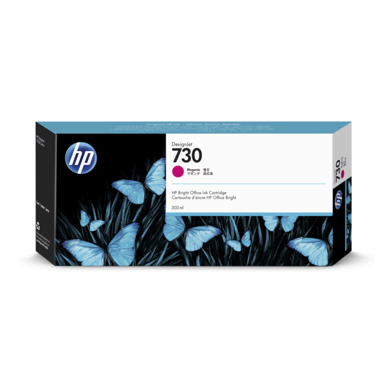 HP 730 (P2V69A) Rašalinė kasetė, Purpurinė