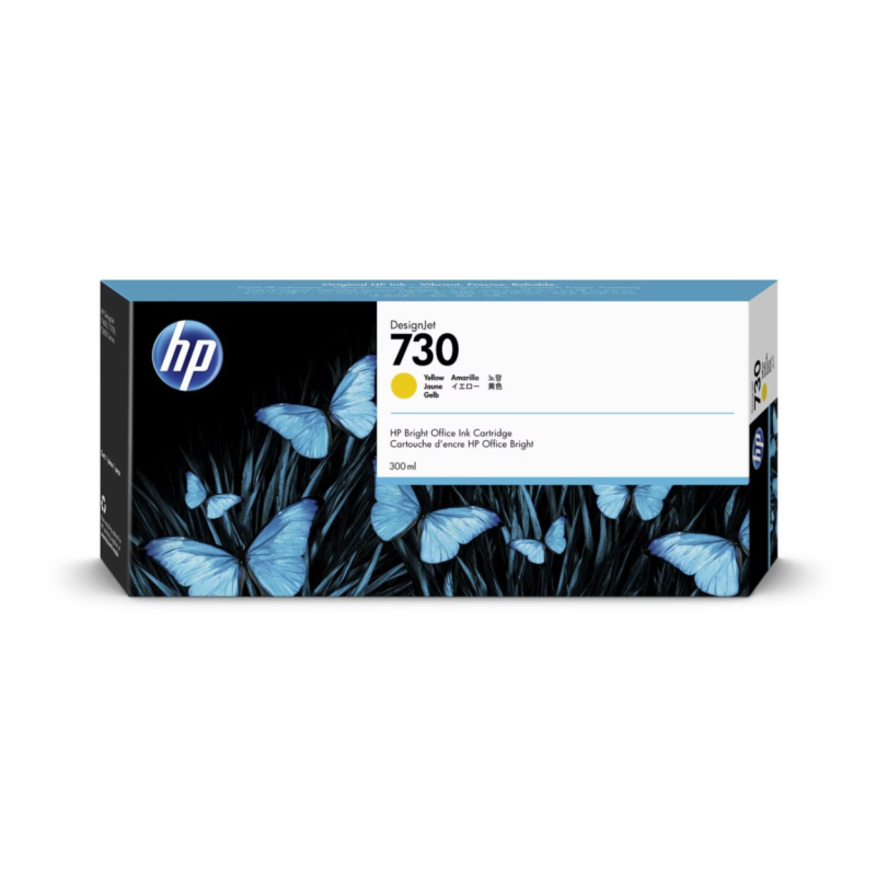 HP 730 (P2V70A) Rašalinė kasetė, Geltona
