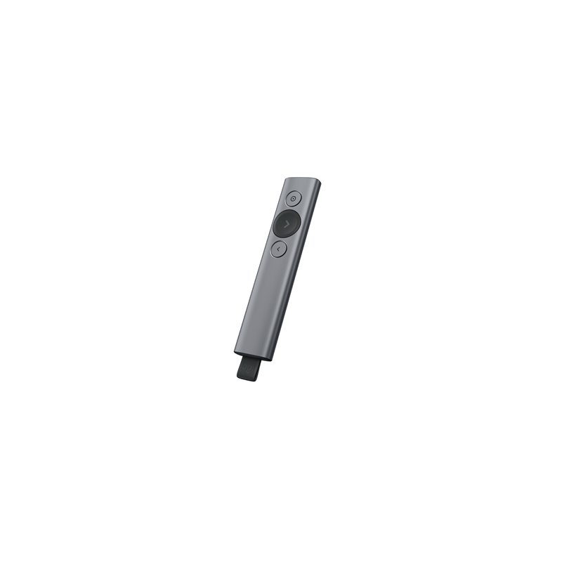 Logitech Spotlight 910-004861 Nuotolinio valdymo pultas Bluetooth/RF, Slate