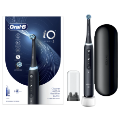Oral-B iO Series 5 Elektrinis dantų šepetėlis, Juoda (SPEC)