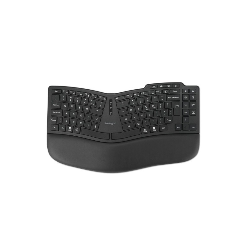 Kensington Pro Fit Ergo KB675 EQ TKL Belaidė klaviatūra, RF Wireless + BT, US Int, Juoda