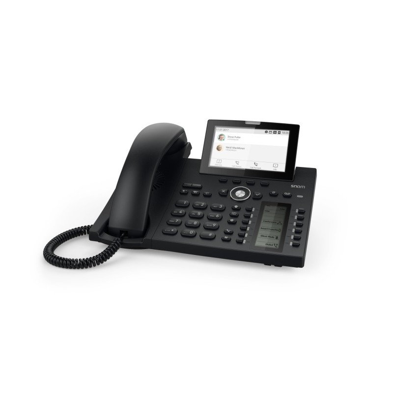 Snom D385 (4340) IP Telefonas 12 lines TFT, Juoda