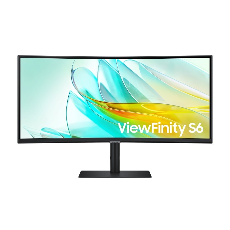 Samsung ViewFinity S6 S34C652UAU Monitorius 34'' VA, UWQHD 3440x1440, 5 ms, 350 cd/m2, 100 Hz, Juoda