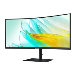 Samsung ViewFinity S6 S34C652UAU Monitorius 34'' VA, UWQHD 3440x1440, 5 ms, 350 cd/m2, 100 Hz, Juoda