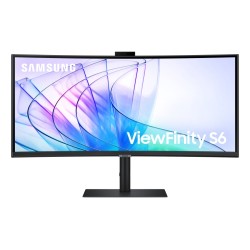 Samsung ViewFinity S6 S34C652VAU Monitorius 34'' VA, UWQHD 3440x1440, 5 ms, 350 cd/m2, 100 Hz, Juoda