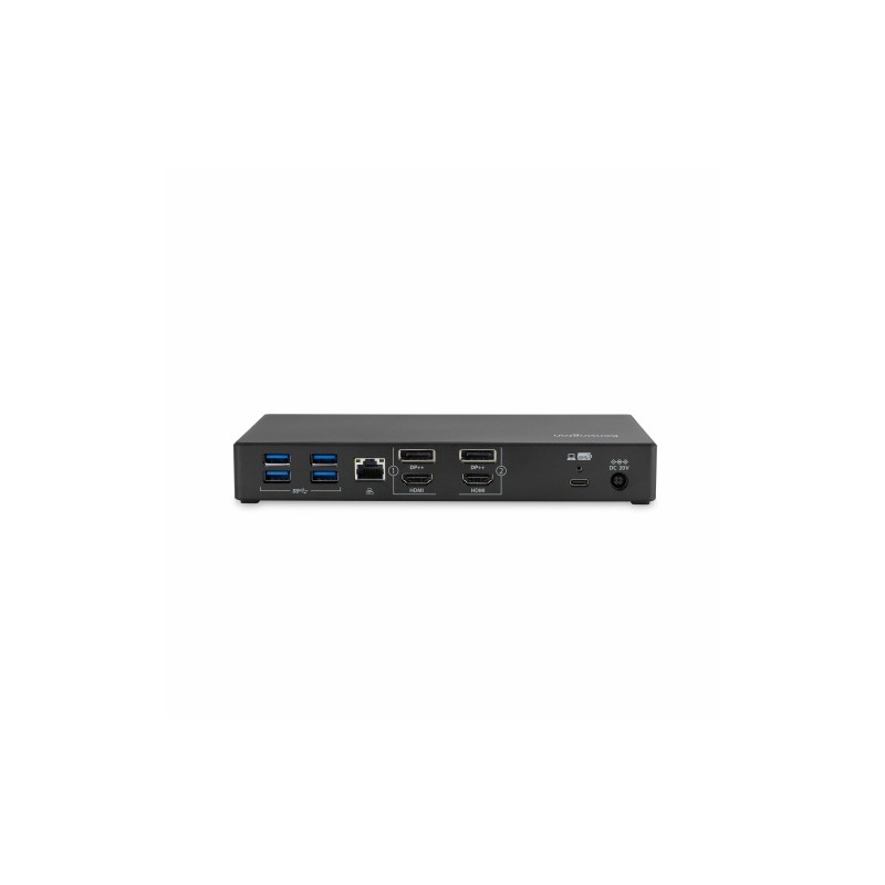 Kensington SD4781P EQ Jungčių stotelė USB-C & USB-A Dual 4K, Juoda