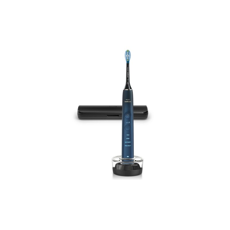 Philips Sonicare DiamondClean 9000 Series HX9911/88 Elektrinis dantų šepetėlis, Juoda/Mėlyna