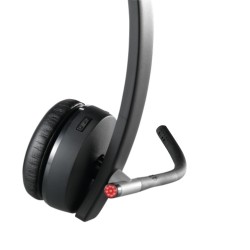 Logitech H820e Mono Belaidės ausinės, DECT USB-A, Juoda