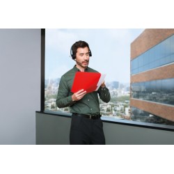 Logitech H820e Mono Belaidės ausinės, DECT USB-A, Juoda