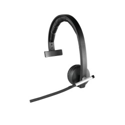 Logitech H820e Mono Belaidės ausinės, DECT USB-A, Juoda