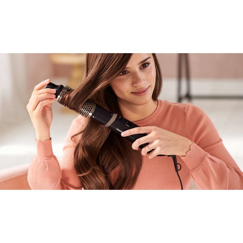 Philips 3000 Series Air Styler BHA301/00 Plaukų formavimo šukos, Juoda