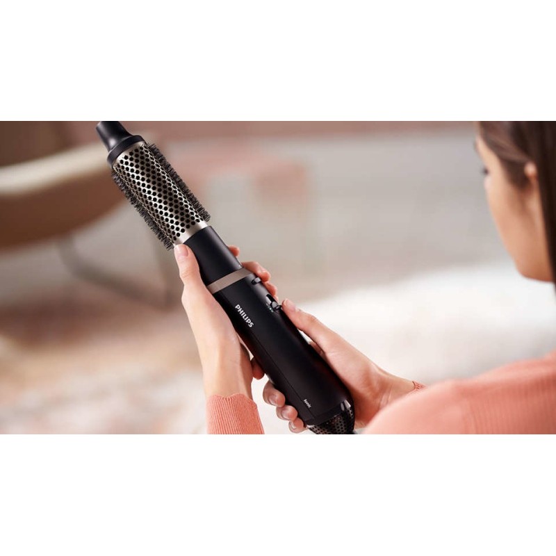 Philips 3000 Series Air Styler BHA301/00 Plaukų formavimo šukos, Juoda