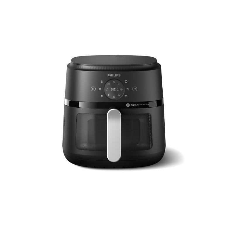 Philips 2000 Series NA231/00 Karšto oro gruzdintuvė 6.2 L 1700 W, Juoda/Sidabrinė
