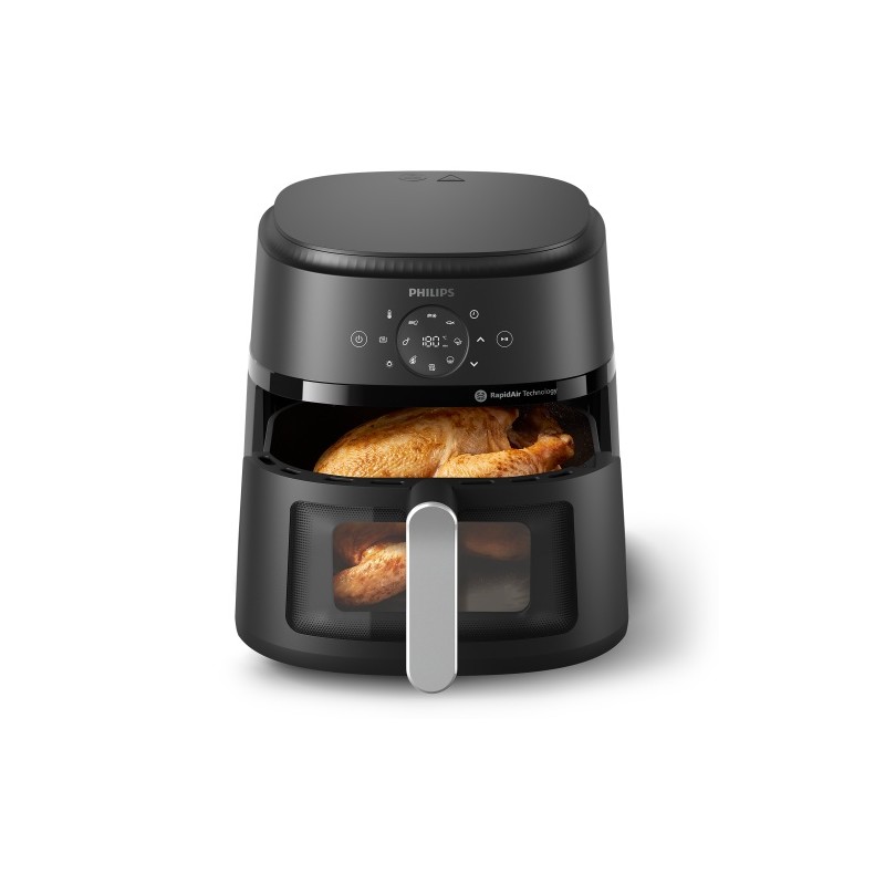 Philips 2000 Series NA231/00 Karšto oro gruzdintuvė 6.2 L 1700 W, Juoda/Sidabrinė