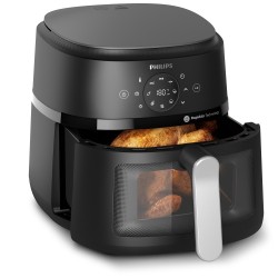 Philips 2000 Series NA231/00 Karšto oro gruzdintuvė 6.2 L 1700 W, Juoda/Sidabrinė