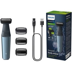 Philips Bodygroom 3000 Series BG3027/05 Kūno plaukų skustuvas / kirpimo mašinėlė, Juoda/Mėlyna
