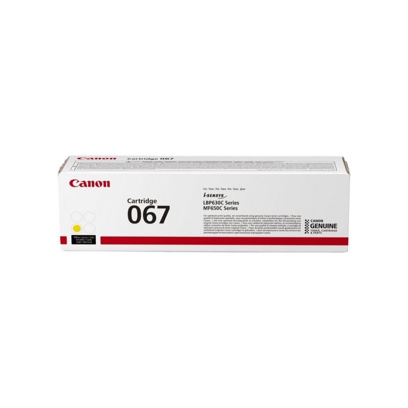 Canon CRG 067 (5099C002) Lazerinė kasetė, Geltona (SPEC)