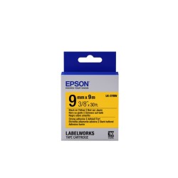 Epson LK-3YBW (C53S653005) Ženklinimo juostos kasetė, Strong Adhesive, Black on Yellow 9mm, 9m