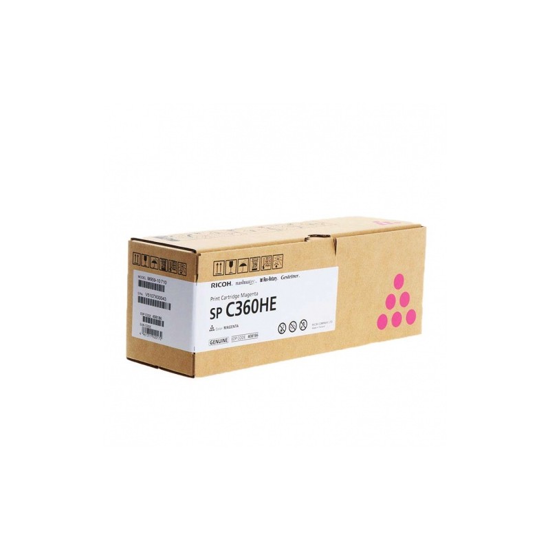 Ricoh SP C360HE (408186) Lazerinė kasetė, Purpurinė (SPEC)