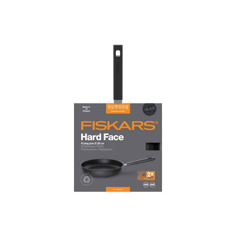 Fiskars Hard Face 1052224 Non-stick Keptuvė 28 cm