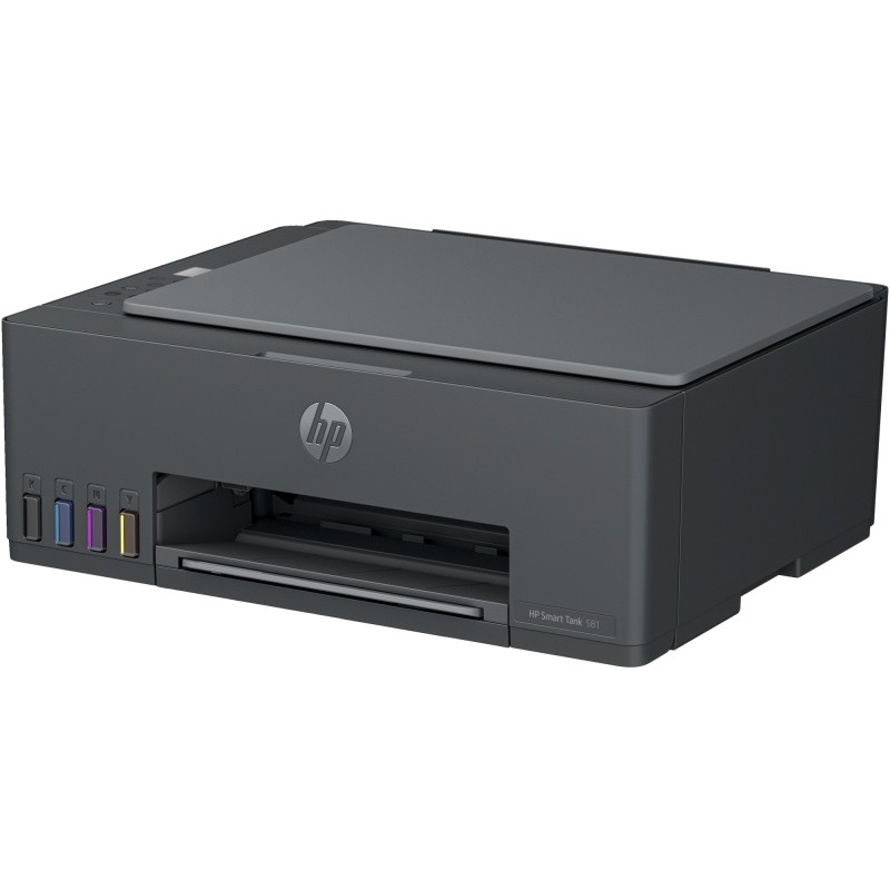 HP Smart Tank 581 AiO Spausdintuvas rašalinis spalvotas MFP A4 12 ppm USB Wi-Fi Bluetooth