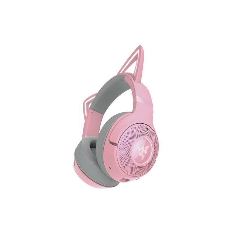 Razer Kraken Kitty V2 BT Belaidės žaidimų ausinės, Bluetooth, Quartz