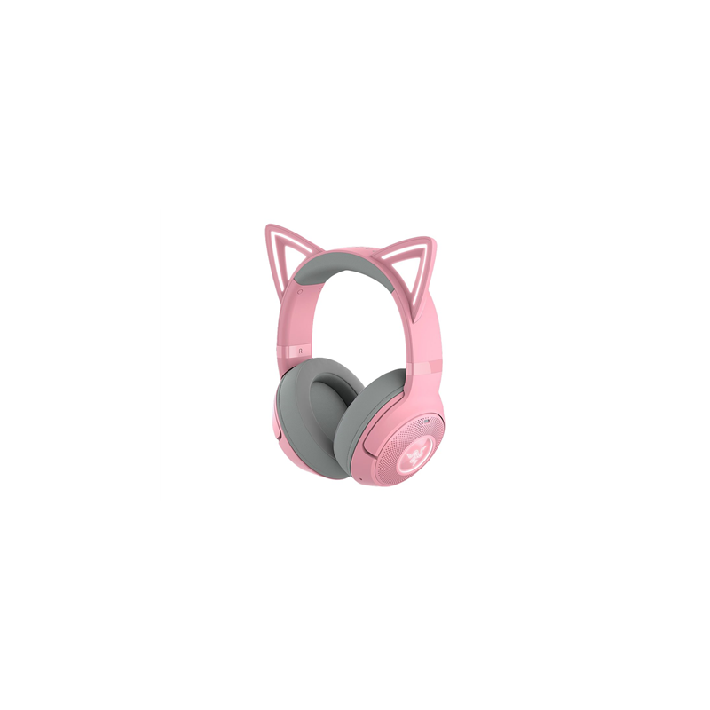 Razer Kraken Kitty V2 BT Belaidės žaidimų ausinės, Bluetooth, Quartz
