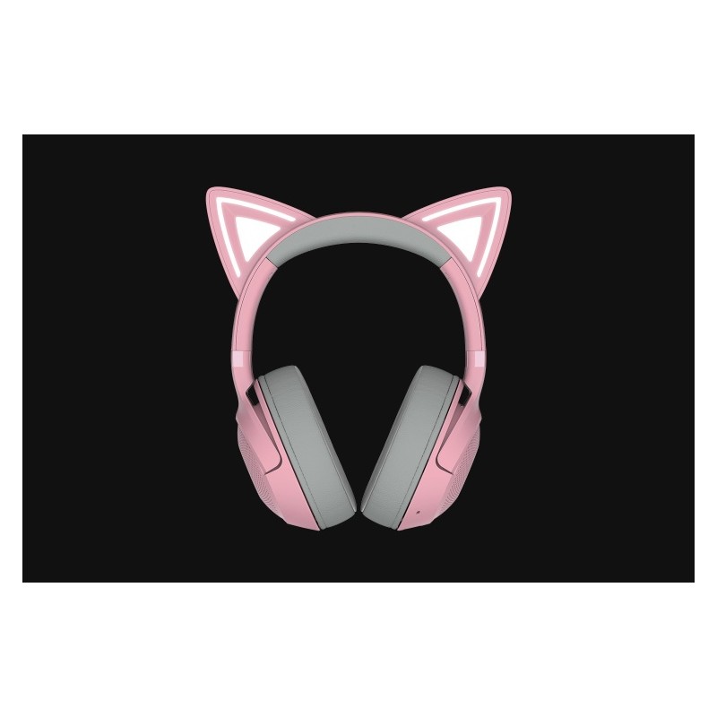 Razer Kraken Kitty V2 BT Belaidės žaidimų ausinės, Bluetooth, Quartz