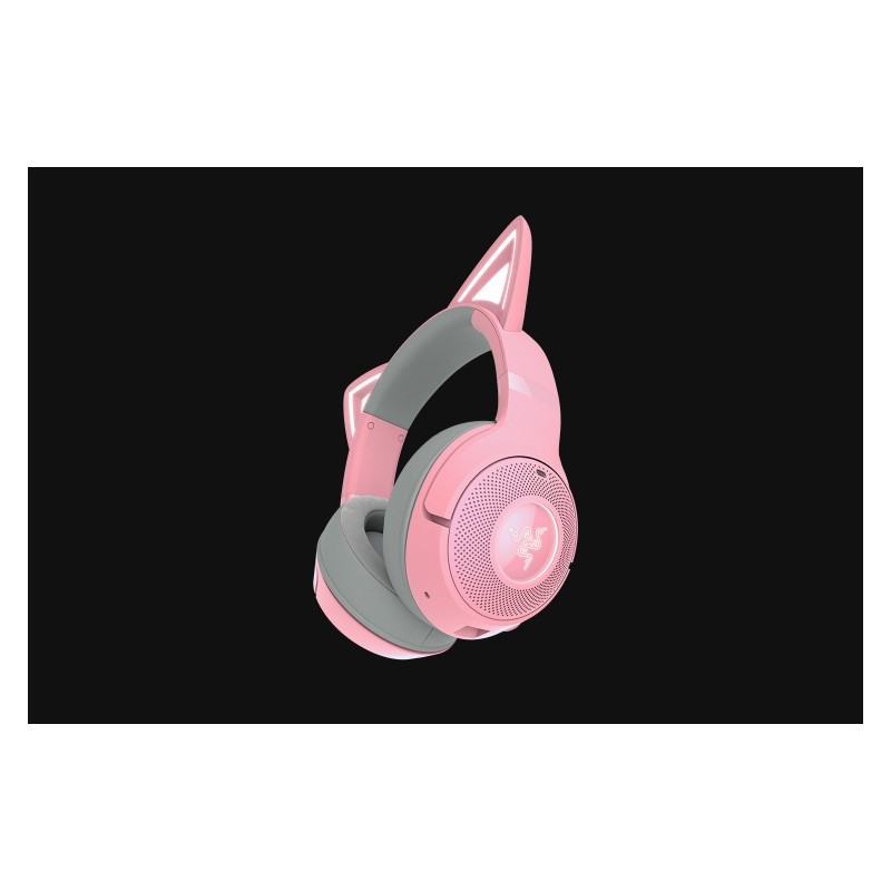 Razer Kraken Kitty V2 BT Belaidės žaidimų ausinės, Bluetooth, Quartz
