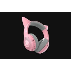 Razer Kraken Kitty V2 BT Belaidės žaidimų ausinės, Bluetooth, Quartz