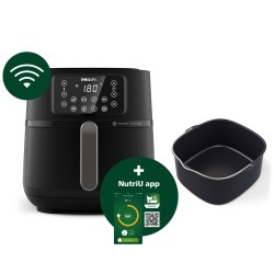 Philips 5000 Series XXL HD9285/93 Karšto oro gruzdintuvė 7.2 L 2000 W, Juoda