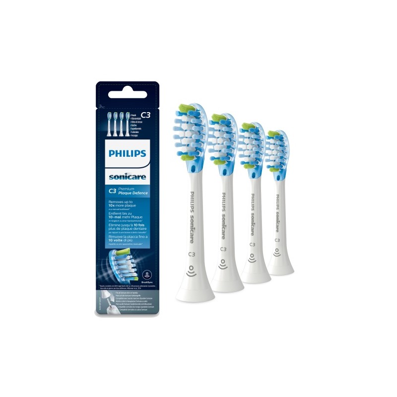 Philips Sonicare C3 Premium Plaque Defence HX9044/17 Sonic Dantų šepetėlio galvutės, Balta