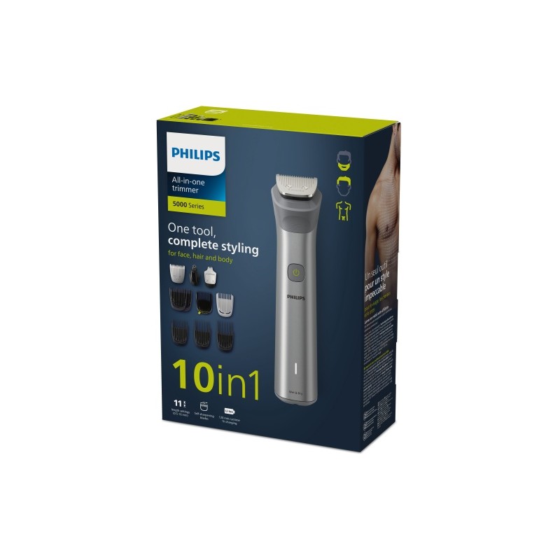 Philips 5000 Series MG5920/15 All-in-One Plaukų kirpimo mašinėlė, Pilka