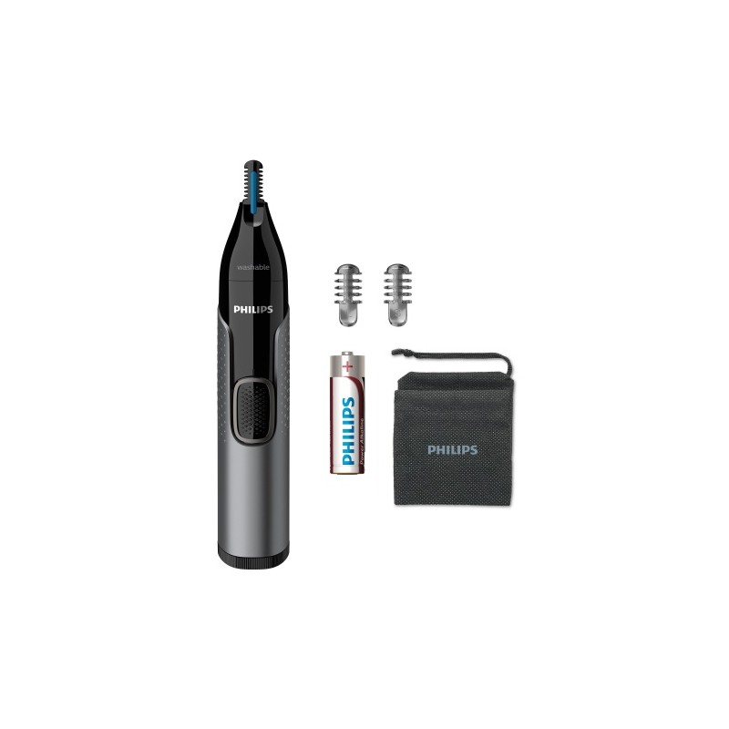 Philips 3000 Series NT3650/16 Nosies, ausų ir antakių plaukų kirpimo mašinėlė, Pilka