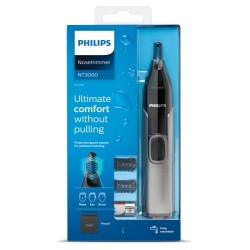 Philips 3000 Series NT3650/16 Nosies, ausų ir antakių plaukų kirpimo mašinėlė, Pilka
