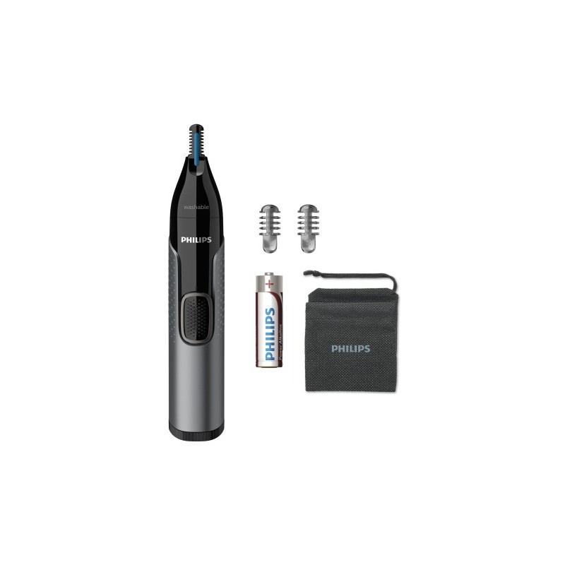 Philips 3000 Series NT3650/16 Nosies, ausų ir antakių plaukų kirpimo mašinėlė, Pilka